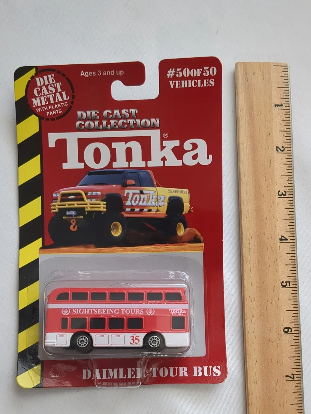 Maisto Tonka Daimler Tour Bus #50 Die Cast 1999